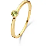 Jackie  Gold Jackie ring Peridot JKR20.010 size 17.25 (54)