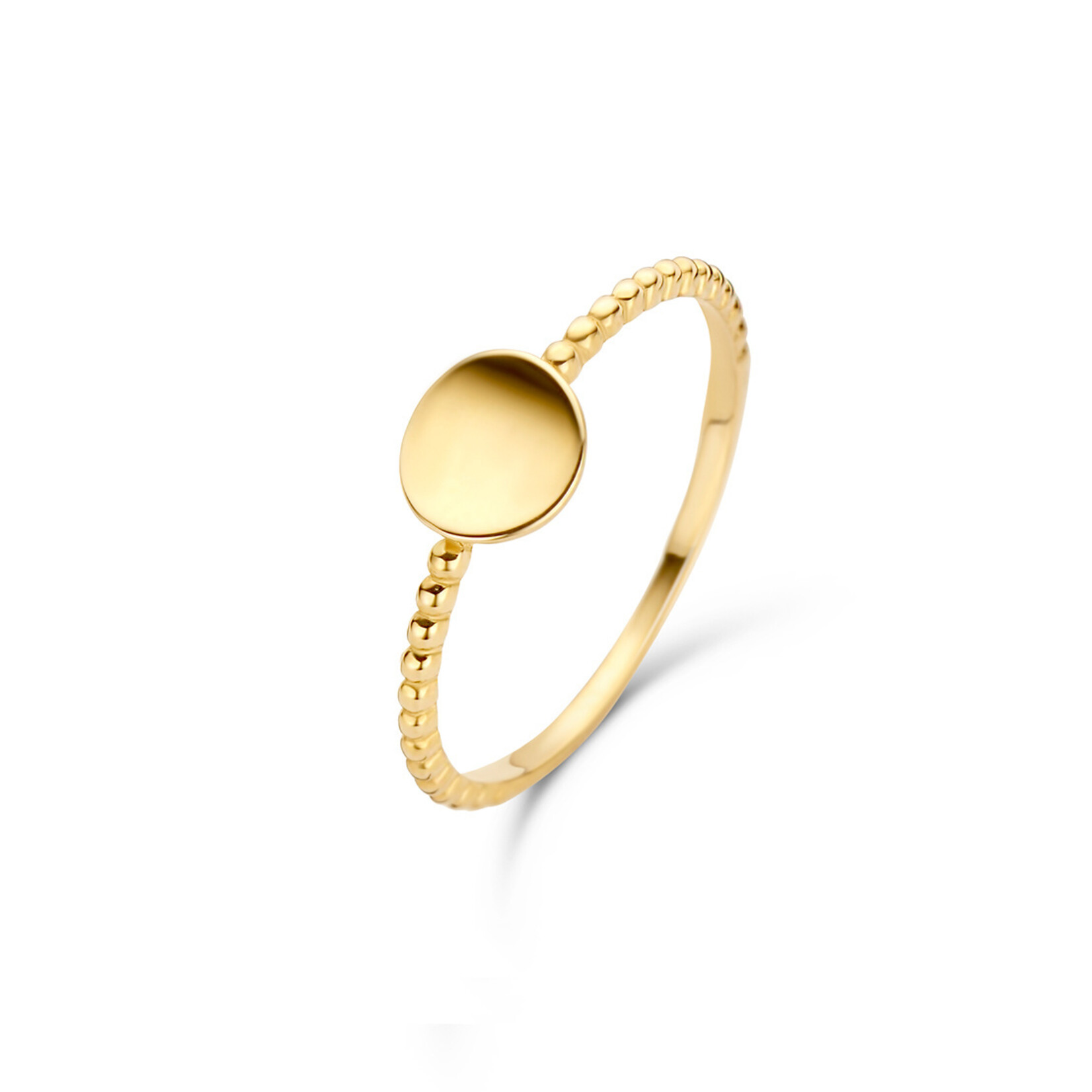 Jackie  Gold Jackie ring Disc JKR20.071 maat16.5 (52)