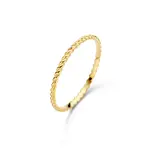 Jackie  Gold Jackie ring Twist JKR20.069 maat 17,25 (54)