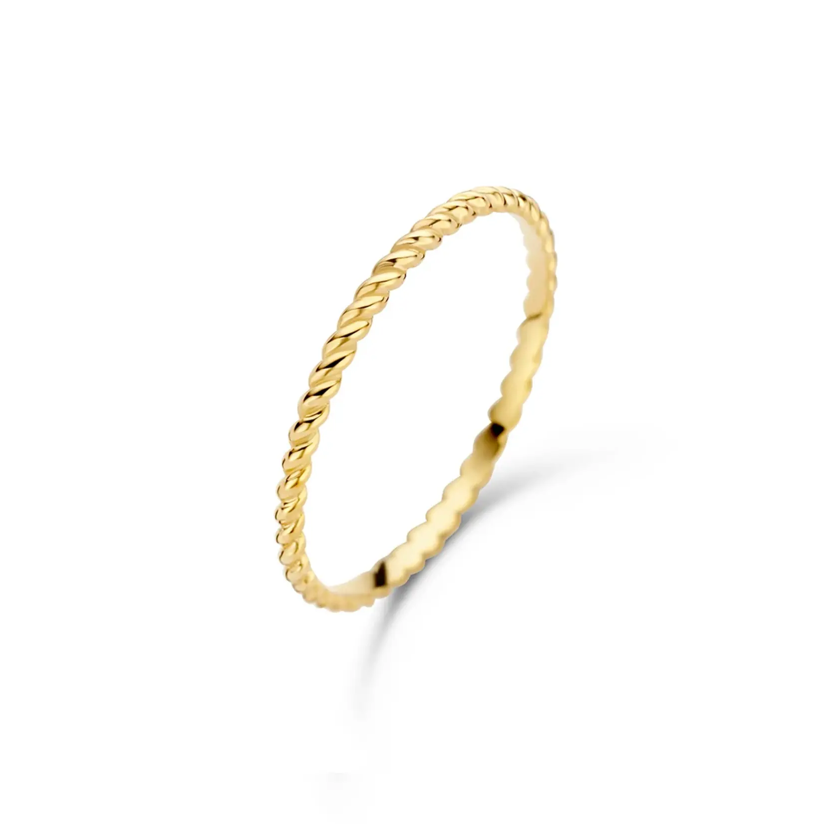 Jackie  Gold Jackie ring Twist JKR20.069 maat 17,25 (54)