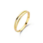 Jackie  Gold Jackie ring Twister Twin JKR20.026  maat 17,25 (54)