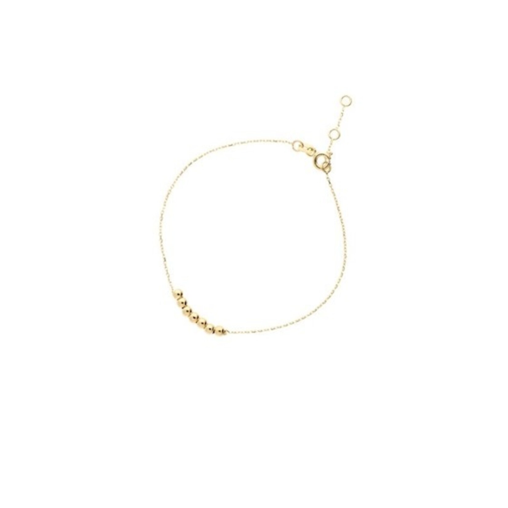 Jackie  Gold Jackie bracelet Mini Dots 16/17/18cm JKB20.084