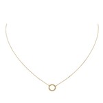 Jackie  Gold Jackie necklace Bubbly Circle JKN20.024 - 40/42.5/45cm