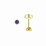 Jackie  Gold Jackie earrings Sapphire JKE20.009
