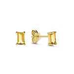 Jackie  Gold Jackie ear studs Medina Citrine JKE21.157