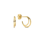 Jackie  Gold Jackie  Twin Hoops JKE20.036