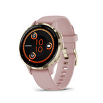 Garmin Garmin Venu® 3S, Soft Gold stainless steel bezel with Dust Rose housing and silicone strap 010-02785-03