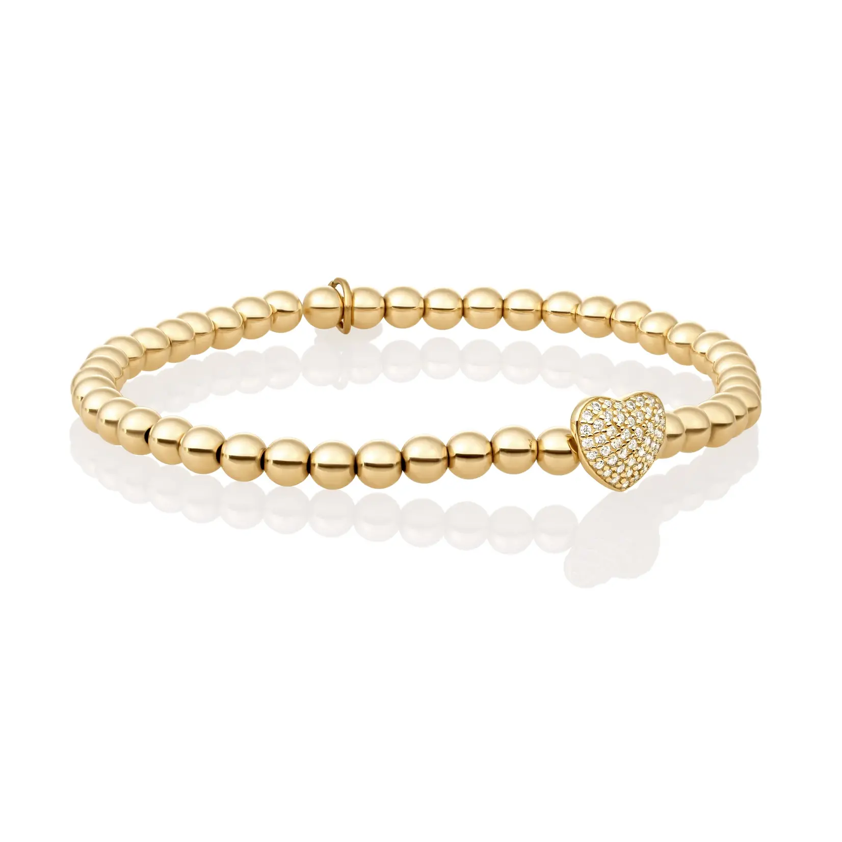 Sparkling Jewels Sparkling Jewels Limited MOM Bracelet - Heart Disc