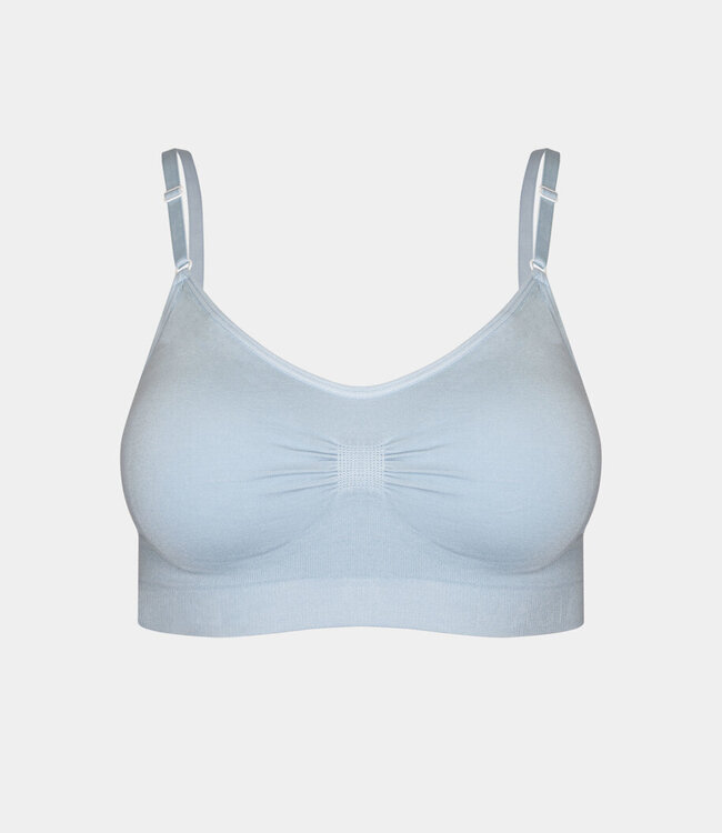 Bamboo Comfort Bra - Soft blue