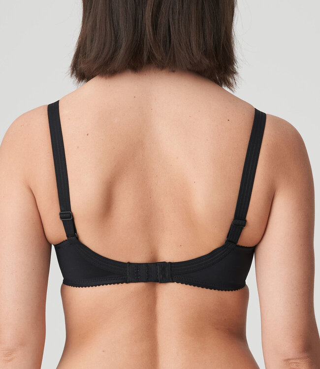Satin Volle Cup BH Naadloos - Zwart
