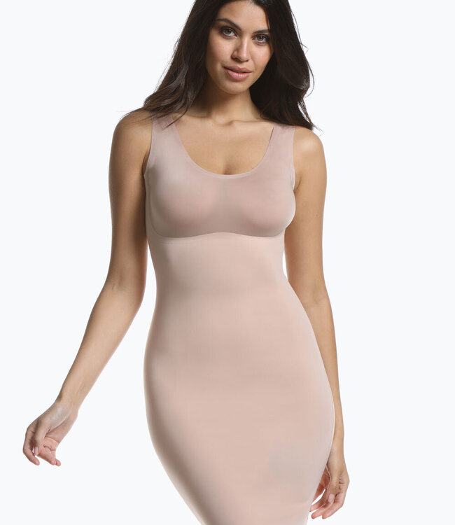 Tone Your Body Dress - Cappuccino