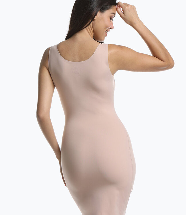 Tone Your Body Dress - Cappuccino