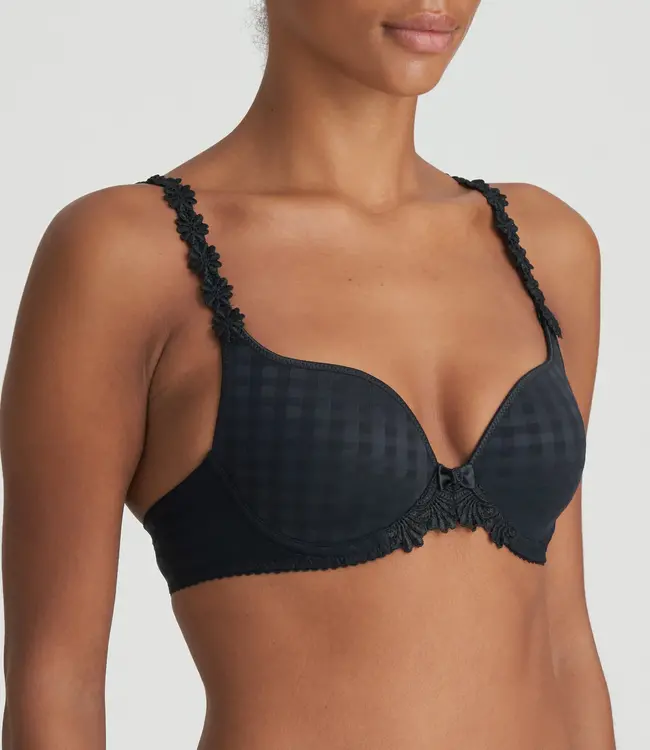 Avero Hartvorm BH - Zwart