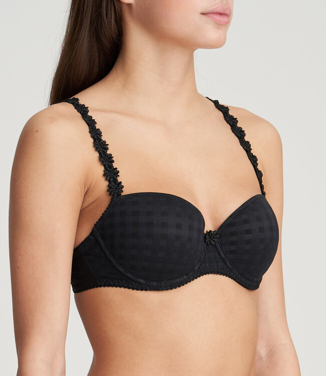 Avero Voorgevormde Balconette BH - Zwart