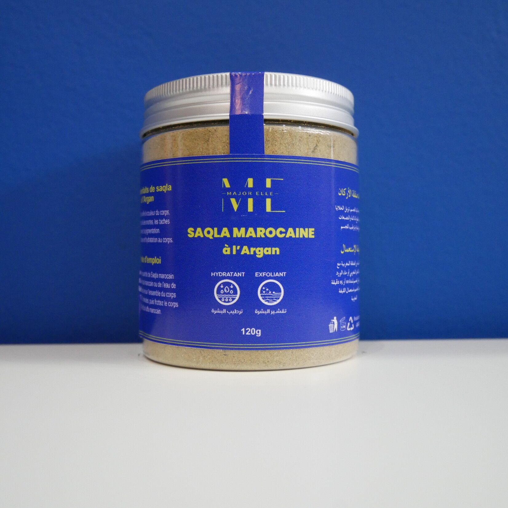 Saqla with Argan 120g "100% Natural Herbs" body scrub