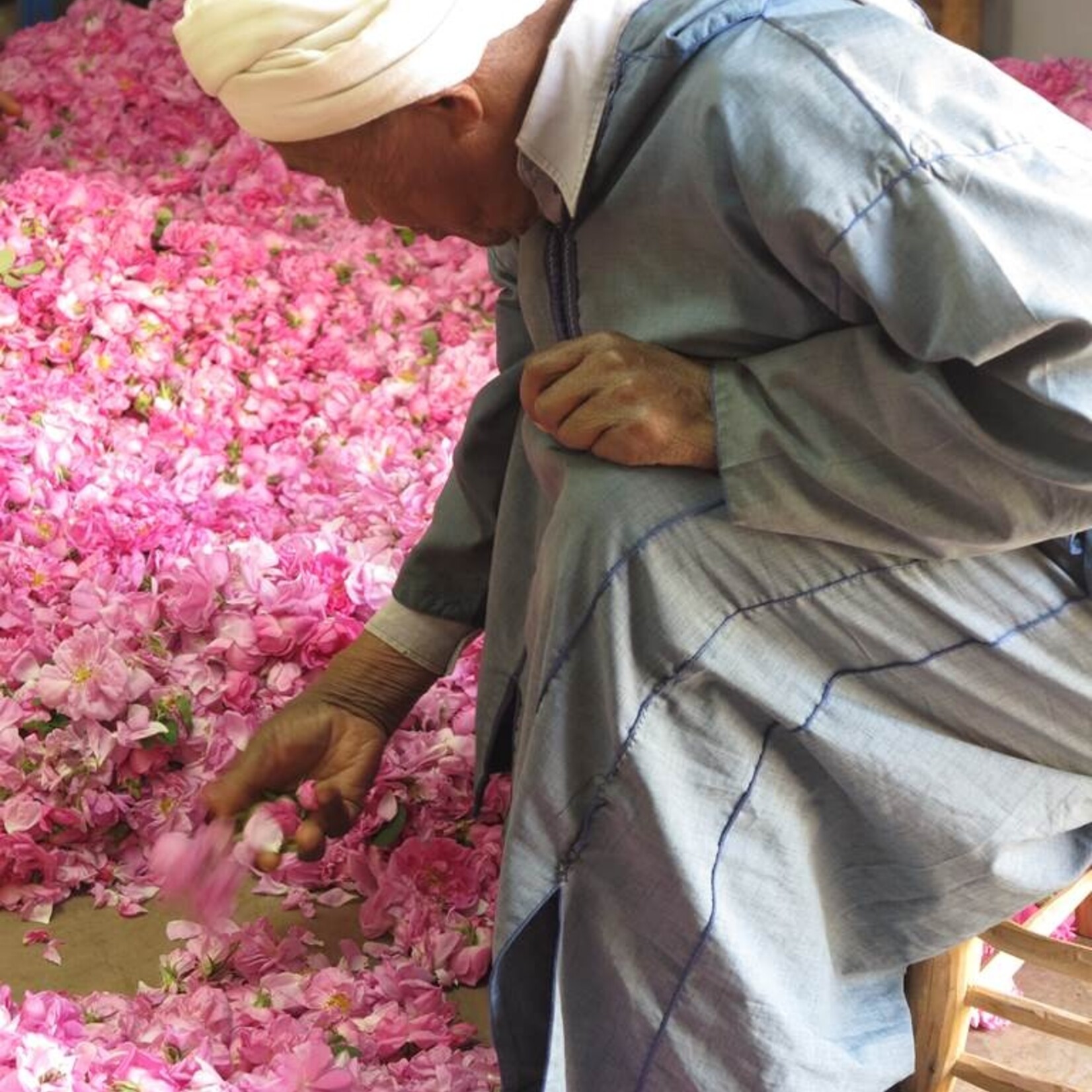 Organic Rose water with Poppy and Pomegranate peel "Aker Fassi"-100ml