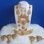 Handmade bridal jewelry set