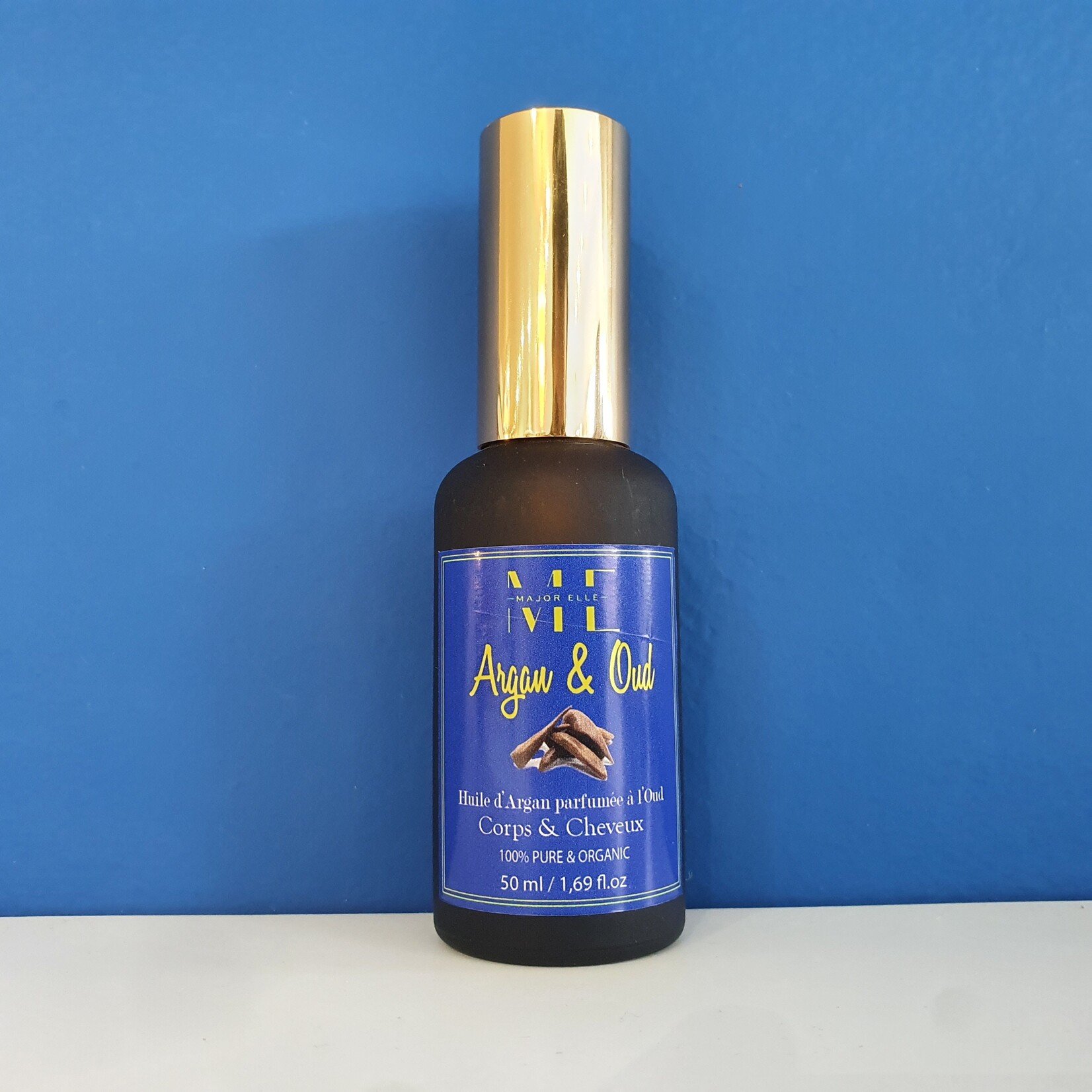 Huile d'Argan parfumée à l'Oud-50ml 100% pure & organic