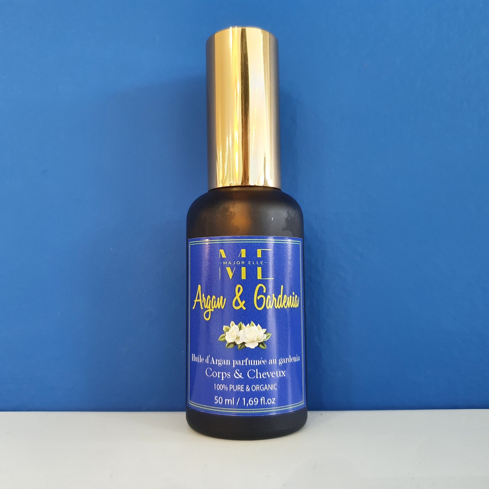 Huile d'Argan parfumée au Gardénia-50ml 100% pure & organic