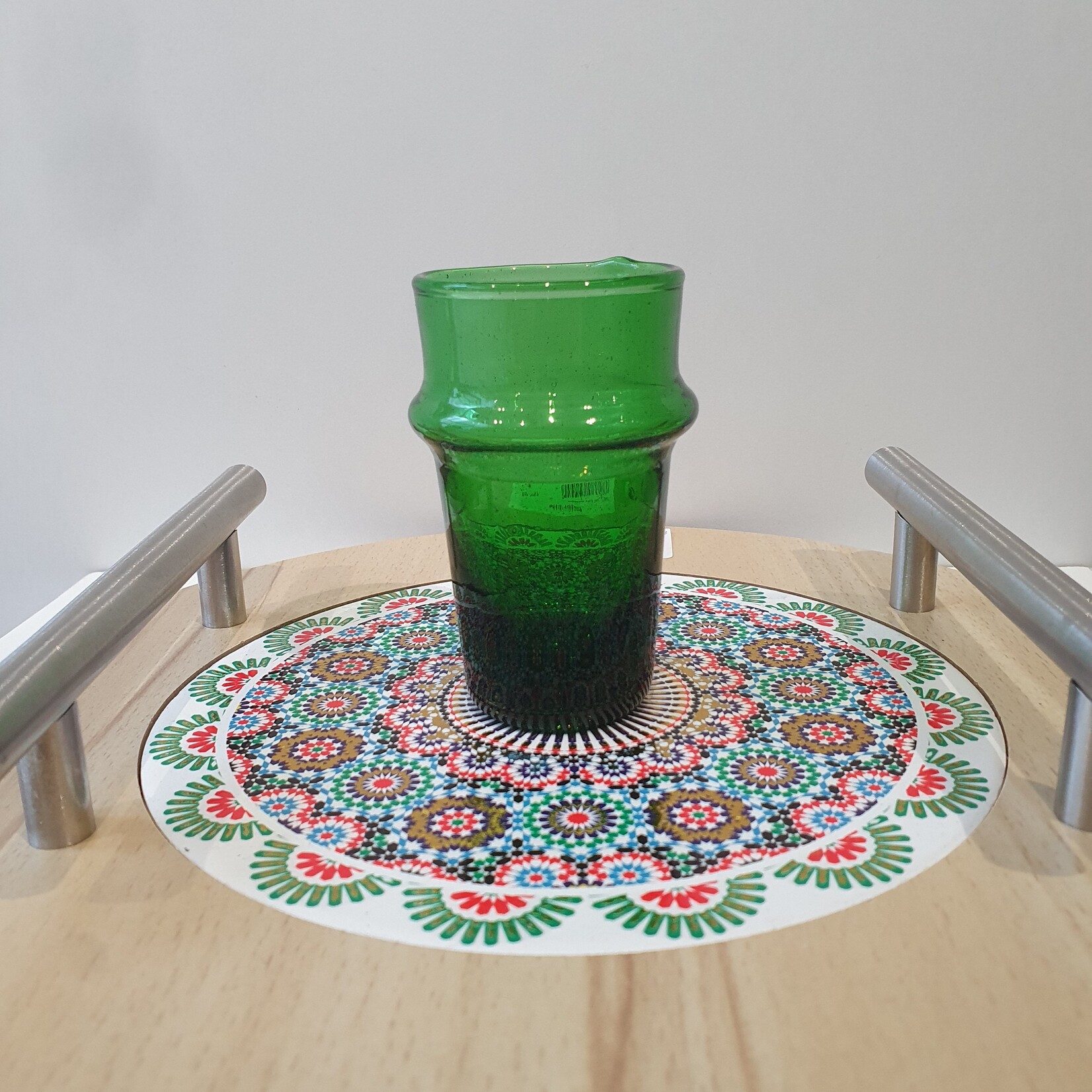 Verre Beldi soufflé Vert "A1"