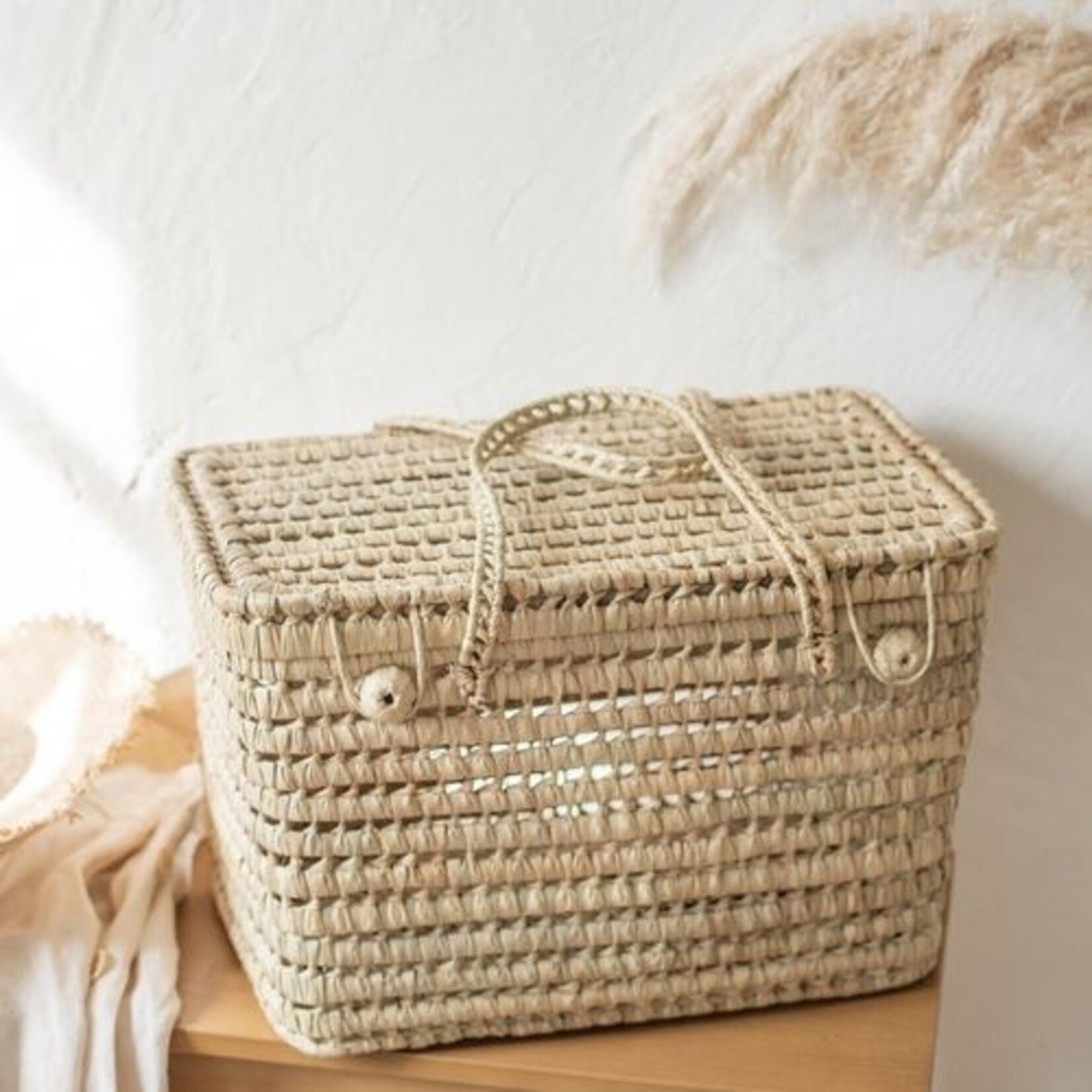 Handmade wicker basket