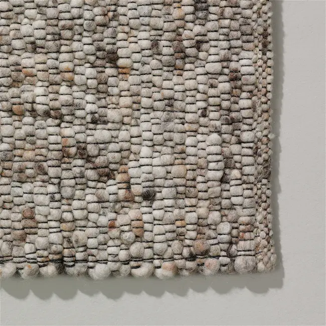 Beside Rugs Wollen vloerkleed Barcelona Bruin
