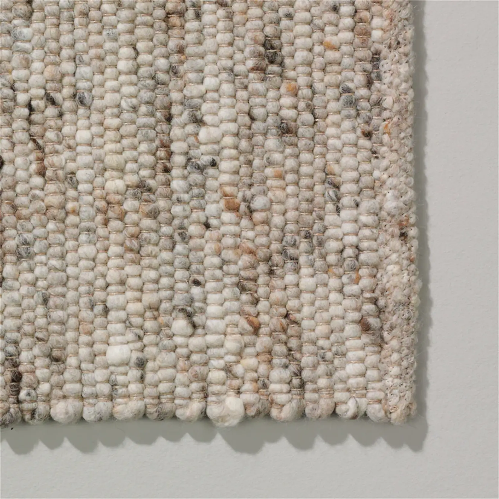 Beside Rugs Wollen vloerkleed Vegas bruin
