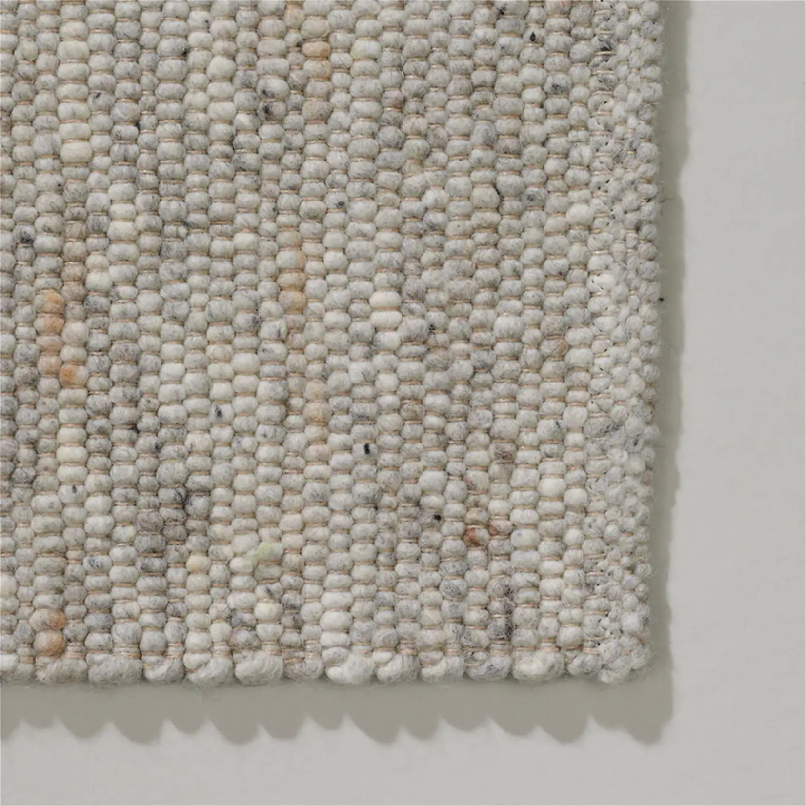 Beside Rugs Wollen vloerkleed Desert warm grijs