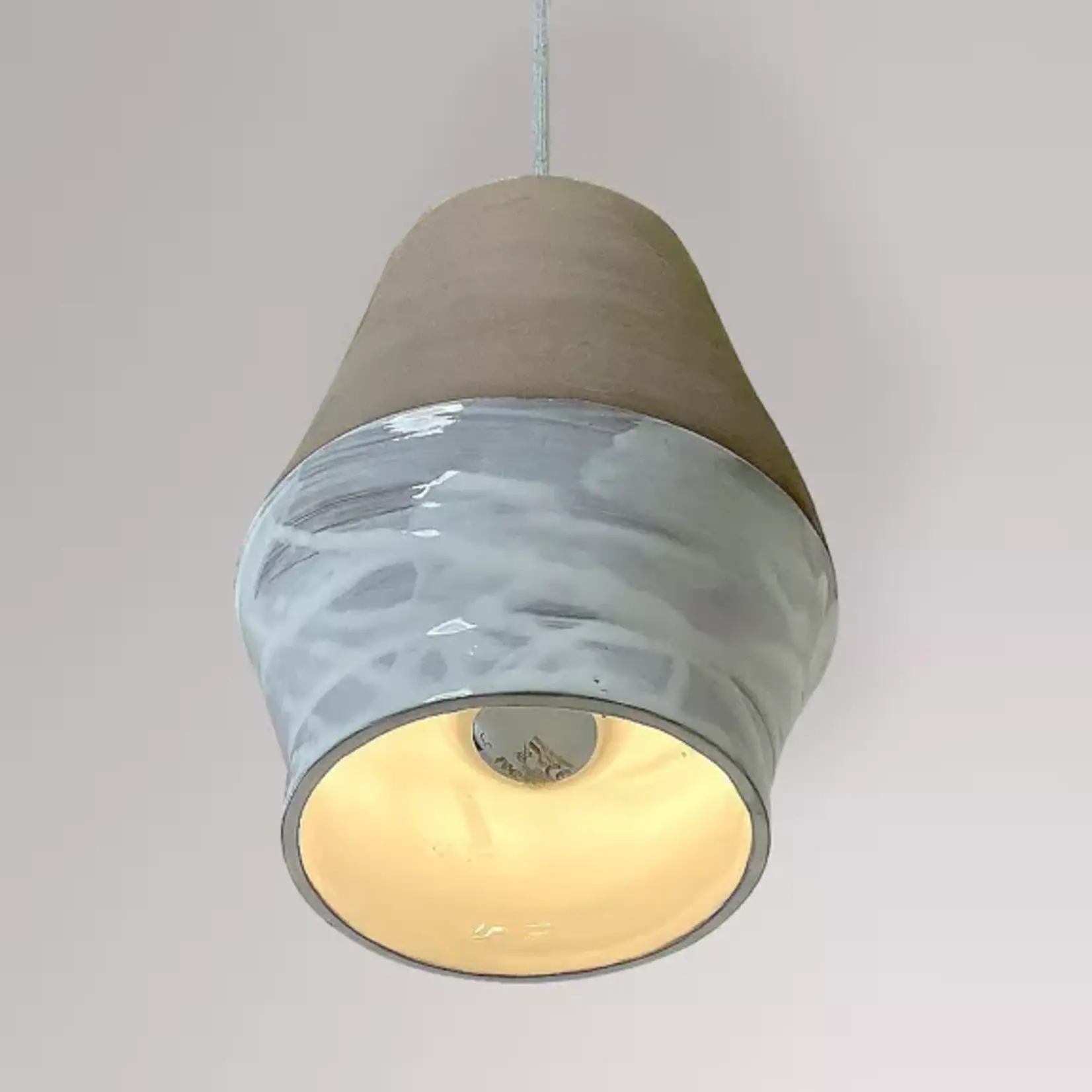 Greatceramics Lamp Makua Beach White Glaze