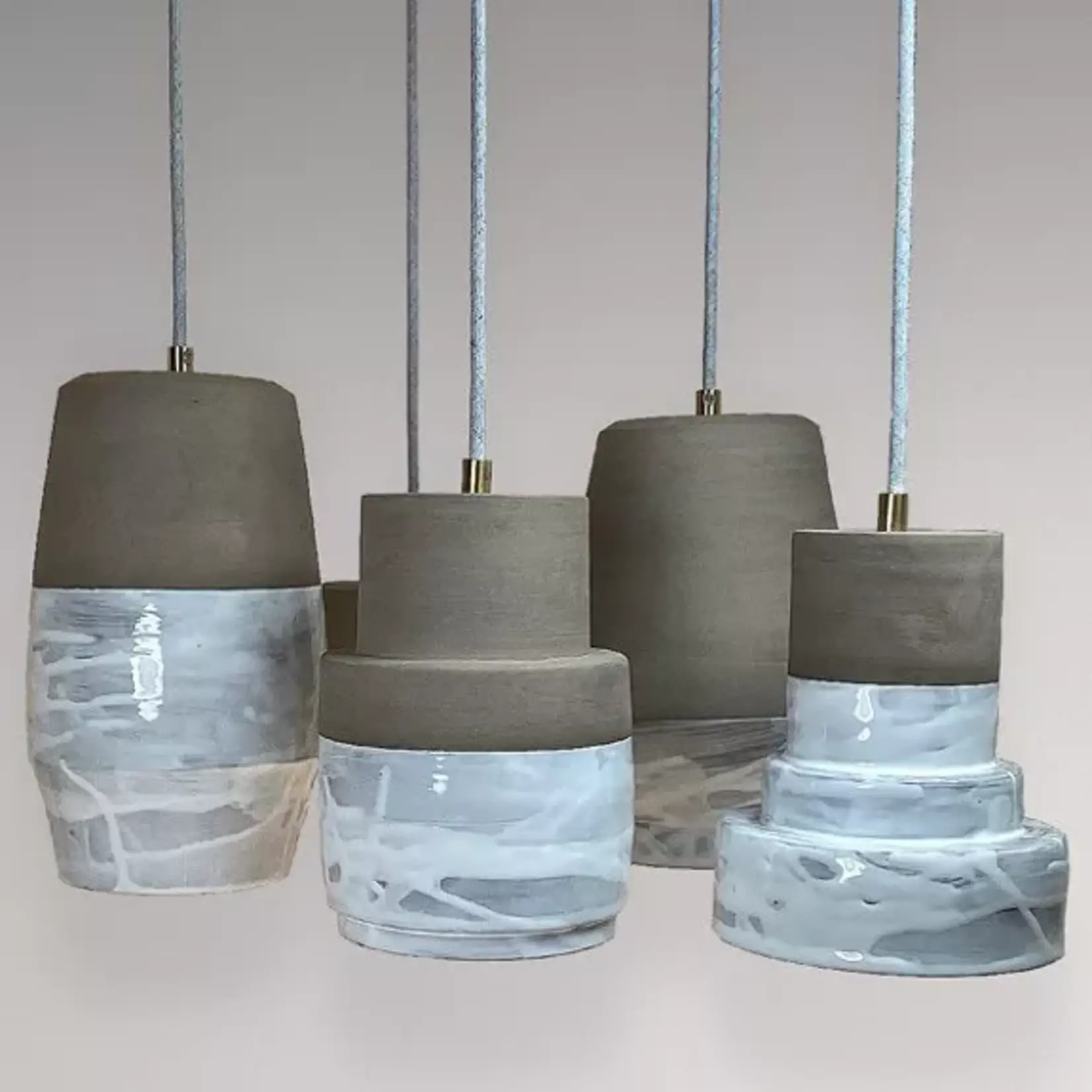 Greatceramics Lamp Makua Beach White Glaze