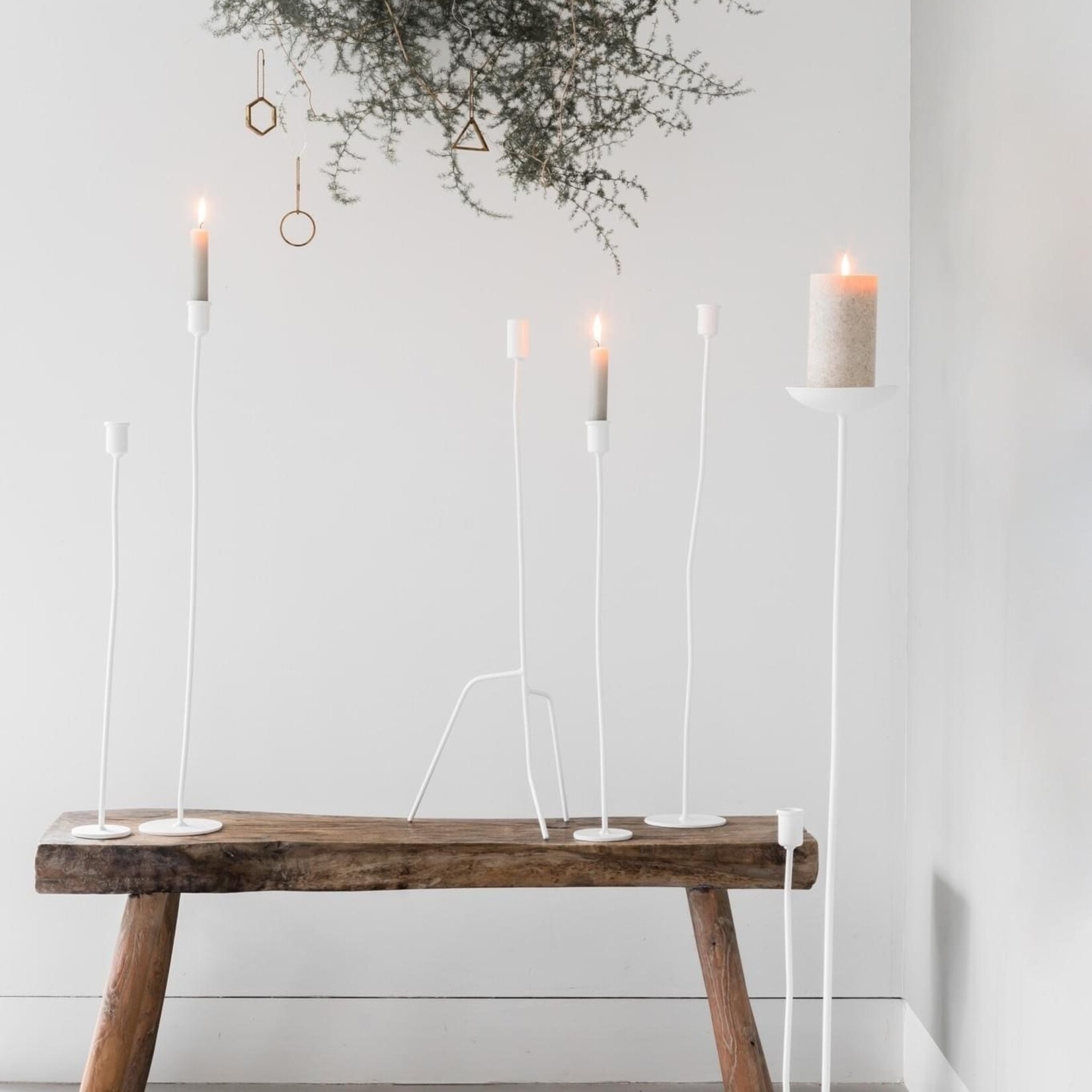 K'willeminhuis Thin candleholder white