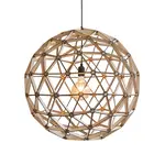 Binthout Bollelamp naturel - 75 cm