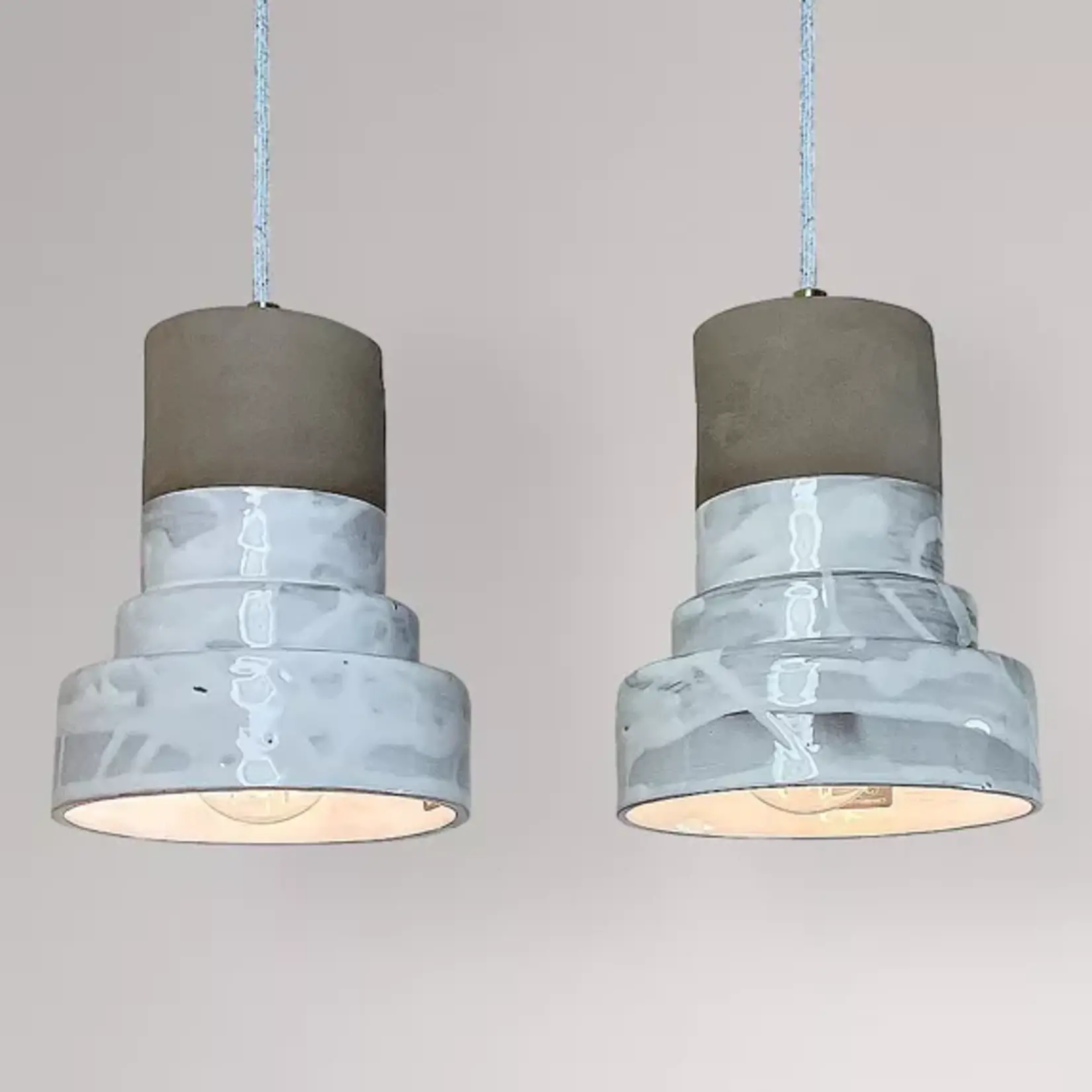 Greatceramics Hanglamp Lanikai Beach White Glaze