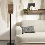 Good&Mojo Bhutan staande lamp - natural/black L