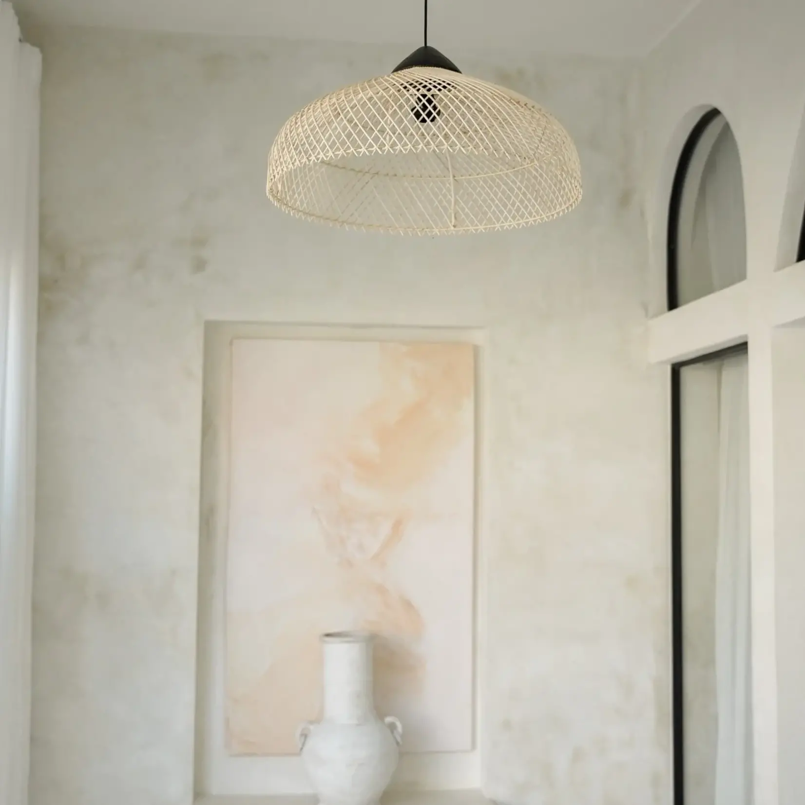 Hippie Monkey Kayu Atap lampshade M