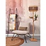 Good&Mojo Bhutan vloerlamp met plankje - naturel frame