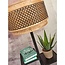 Good&Mojo Bhutan vloerlamp met plankje - zwart frame