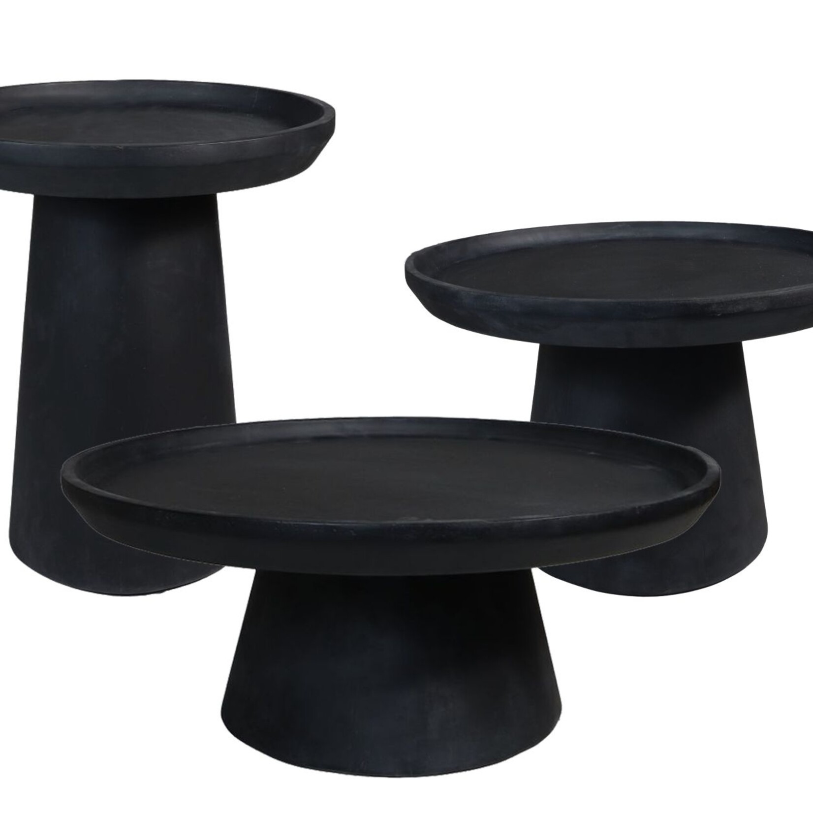 HSM Collection salontafel Drum 45 cm - black