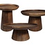 HSM Collection Drum coffeetable 75cm - brown