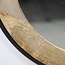 HSM Collection Wangspiegel rond - ø90x5 - Naturel/zwart - Teakhout