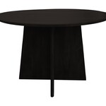 HSM Collection Ronde eettafel - ø120x77 - Zwart - Mangohout