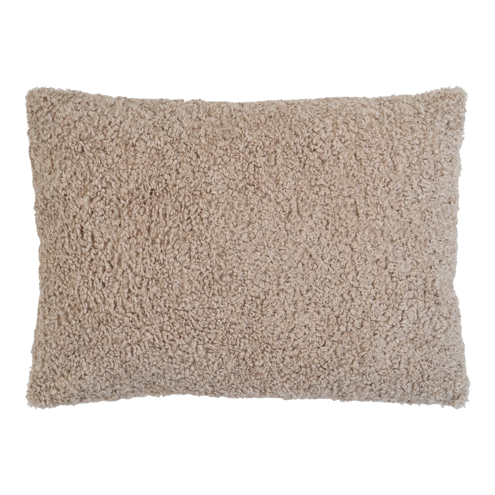 Nordic Tavira Cushion - Cushion in grey-brown boucle 45x60 cm