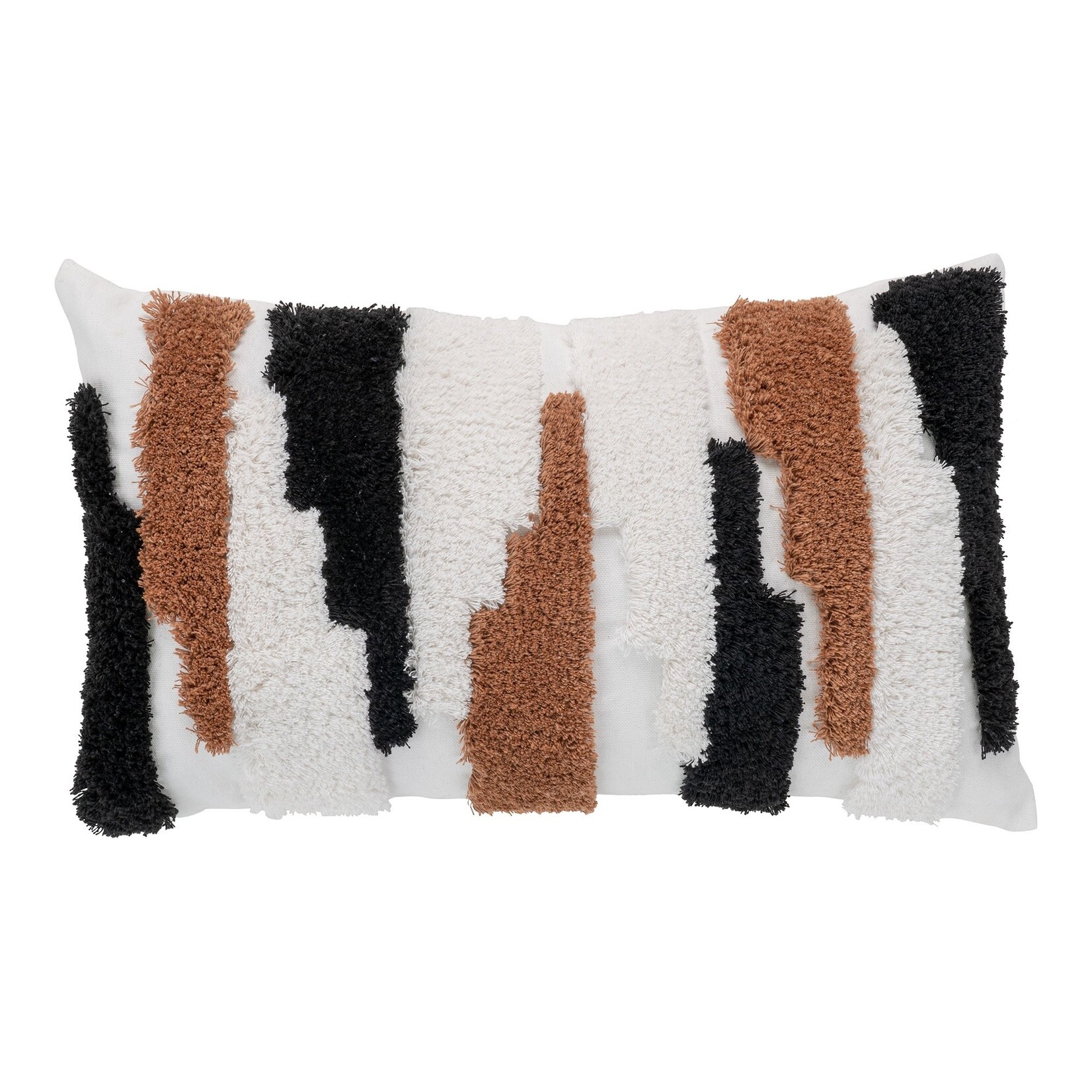 Nordic Sagres Cushion - Cushion in brown/black/white 30x50 cm
