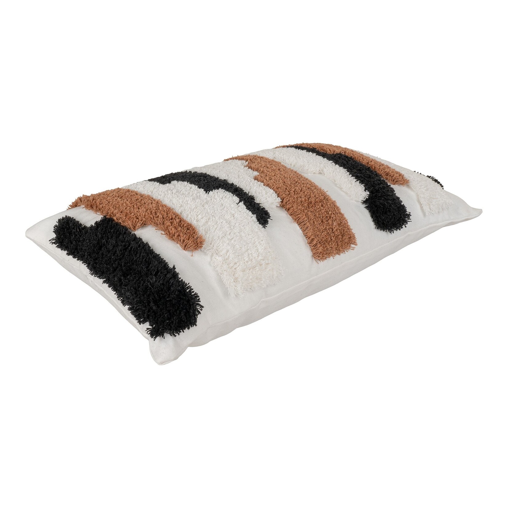 Nordic Sagres Cushion - Cushion in brown/black/white 30x50 cm