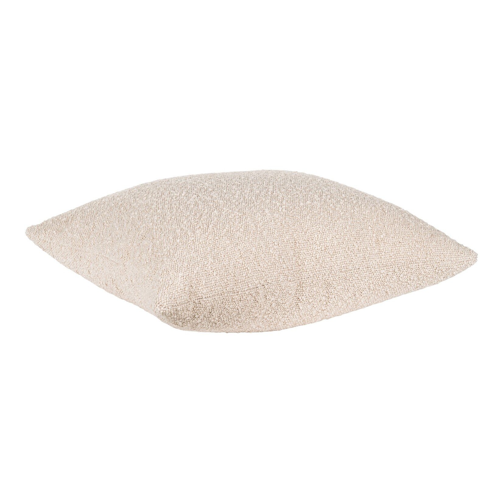 Nordic Savannah Cushion - Cushion i bouclé, beige, 45x45 cm