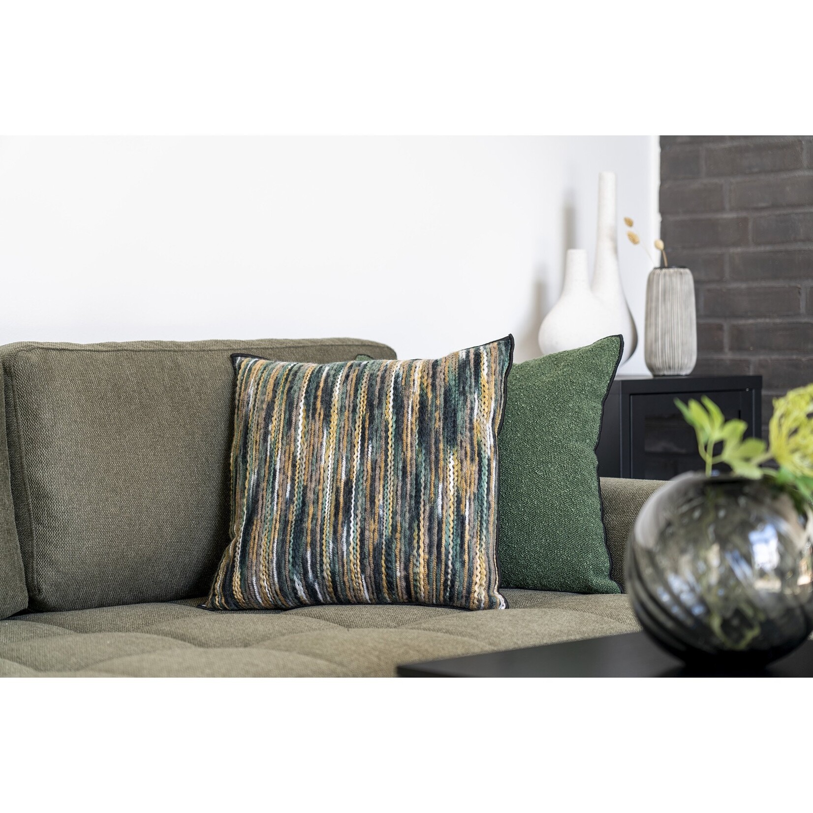 Nordic Geelong Cushion - Cushion, nature mix, 45x45 cm