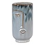 Nordic Vase - Vase in ceramic, 2-tone blue, with face, round, Ø9,5x17 cm