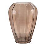 Nordic Vase - Vase in glass, brown, Ø22x29 cm