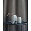 Nordic Vase - Vase in ceramic, beige with pattern, round, Ø16x25,5 cm