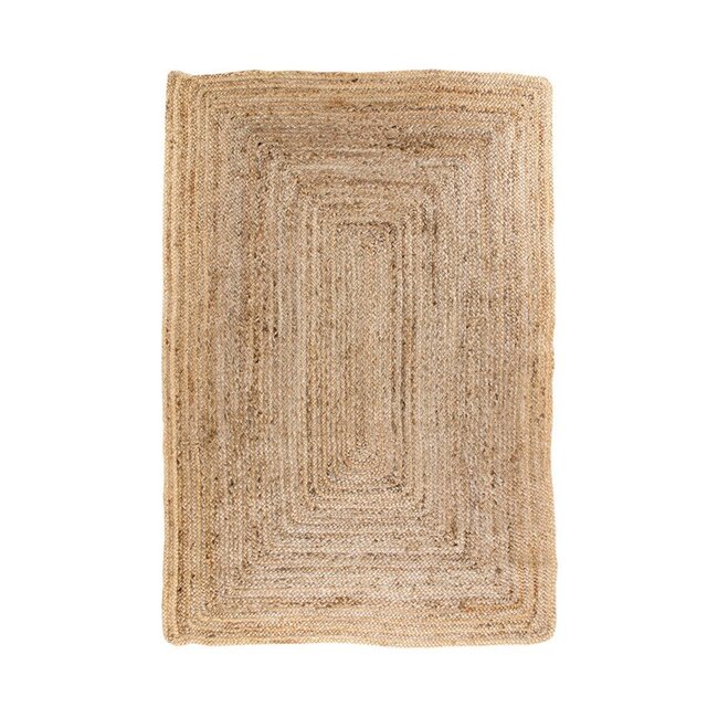 Nordic Bombay Rug - Rug in braided jute, nature, 65x135 cm